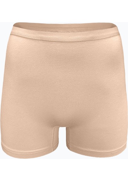 Kadın Ten Rengi Iz Yapmayan Modal Yüksek Bel Boxer 108