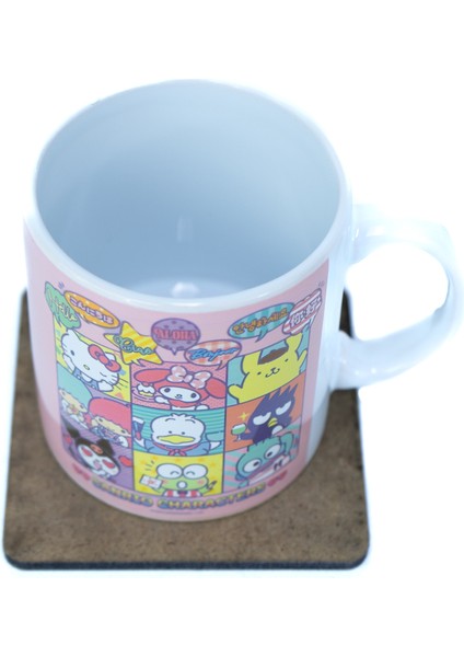 Home Seramik Kupa Bardak Tekli 350 ml Capybara Kapibara Spiderman Cat Vb Temalı Hediyelik