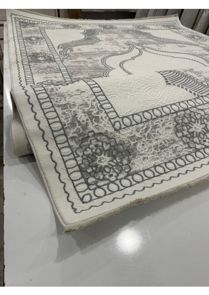 Gri Halı Sık Dokuma Avangard Desen Argın Halı