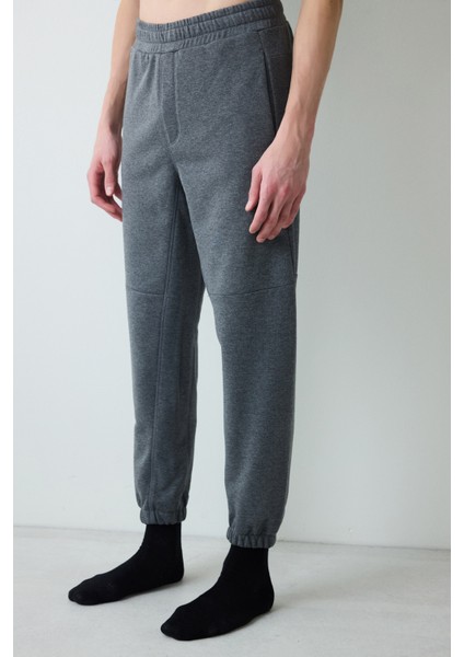 Erkek Timeless Antrasit Melanj Pijama Altı