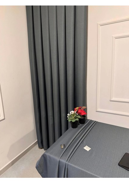 Nivemeshome Keten Trend Masa Örtüsü Gri Apm