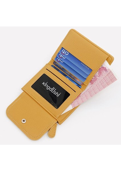 Cüzdan Kart Tutucu Yüksek Kaliteli ve Hassas Pu Kumaş Kentsel Sade Stil, Gri (Yurt Dışından) fiyatları