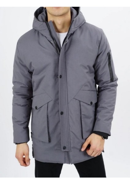 Erkek Gri Mont 3075