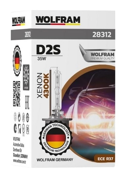 D2S Xenon Ampul Standart Işık 4300K 12V 35W
