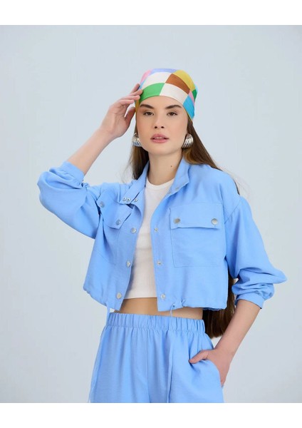 Mavi Paraşüt Kumaş Alt Üst Takım fırsatları