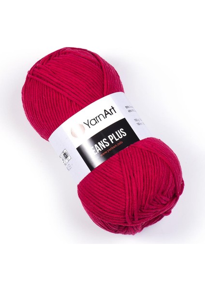 Jeans Plus - Koyu Kırmızı - 51 - 5 Adet