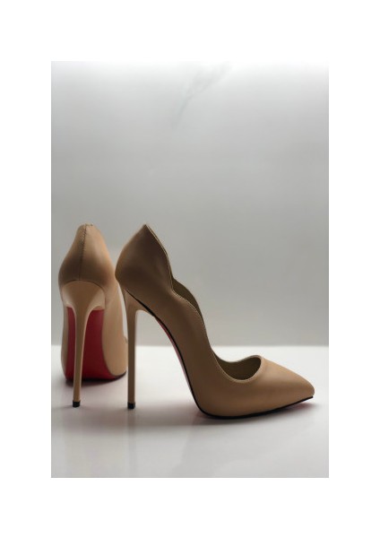 Nude Mat Love Gizli Platformlu Stiletto Topuklu Ayakkabı modelleri