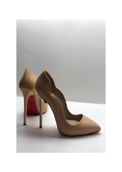 Nude Mat Love Gizli Platformlu Stiletto Topuklu Ayakkabı indirimleri