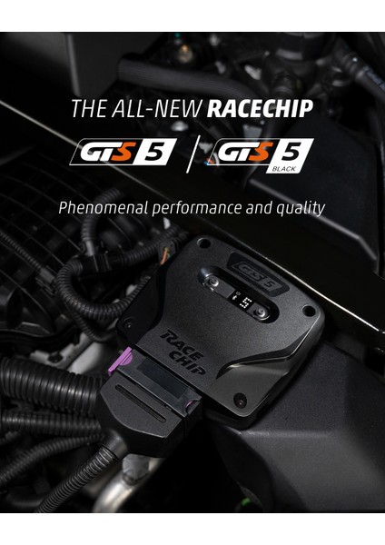 Racechip Volkswagen Tiguan II 1.5 Tsi 150 PS, 250 Nm için Race Chip Gts5 App Profesyonel Digital Power Box Chip Tuning Seti ile +44 Ps, +73 Nm Tork Artışı