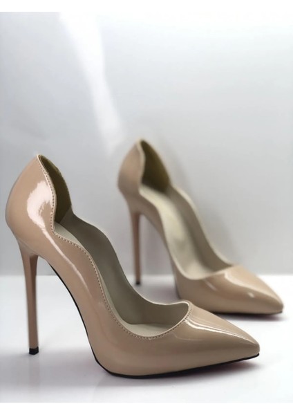 Nude Rugan Love Gizli Platformlu Stiletto Topuklu Ayakkabı modelleri