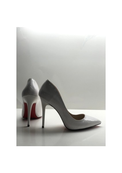 Hayyshoes Beyaz Rugan Stiletto Topuklu Ayakkabı fiyatları