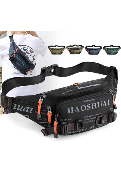 Erkekler ve Kadınlar Için Fanny Pack Kemer Bel Çantası Kulaklık Girişi ve Fermuarlı Unisex Su Geçirmez Kalça Çantası Açık Hava ve Spor Salonu Için Koşu Çantası (Yurt Dışından) modelleri