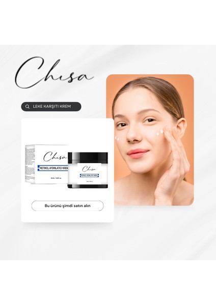 Retinol & Hyaluronik Asitli Krem – Çizgi Önleyici Yoğun Nemlendirici 50 ml