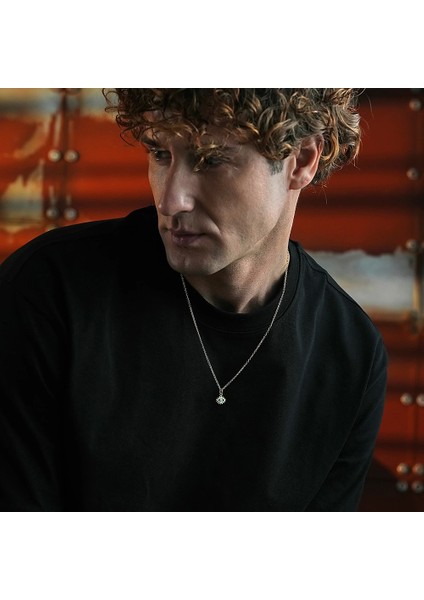 925 Ayar Gümüş Zirkon Taşlı Göz Unısex Kolye fiyatları