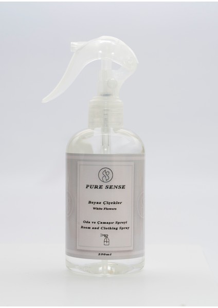 Beyaz Çiçekler Oda Kokusu-Oda ve Çamaşır Spreyi 250 ml