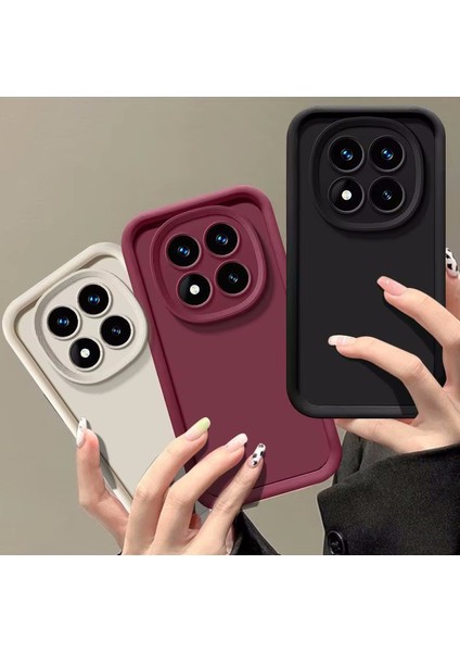 Xiaomi Redmi Note 14 Pro Kılıf Yumuşak Renkli Lansman Silikon Kapak Kamera Korumalı Çıkıntılı 3D Kalın Kenarlı