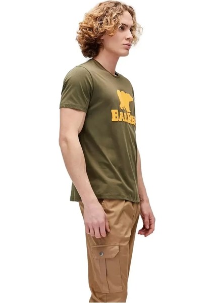 Tee 0 Yaka Erkek Tshirt - Koyu Haki