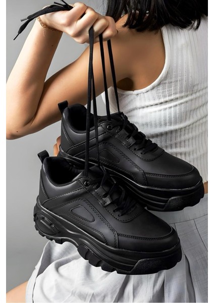 Kadın Günlük Sneaker Yüksek Taban 6 cm Hafif Rahat Spor Ayakkabı Kadın Kalın Taban Sneaker