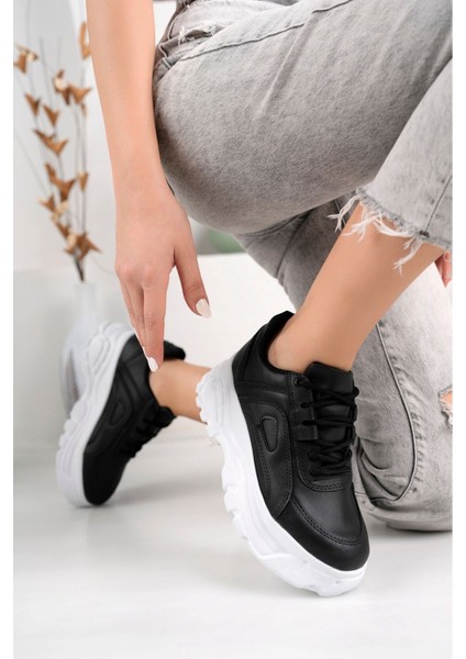 Kadın Günlük Sneaker Yüksek Taban 6 cm Hafif Rahat Spor Ayakkabı Kadın Kalın Taban Sneaker