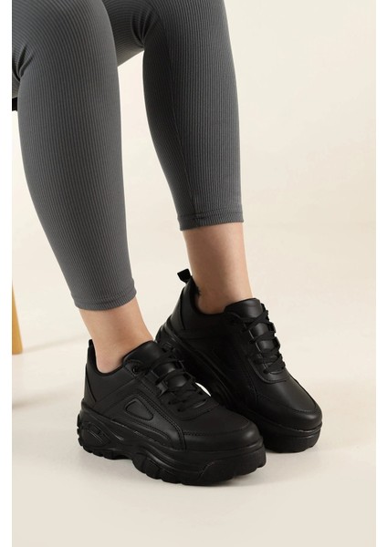 Kadın Günlük Sneaker Yüksek Taban 6 cm Hafif Rahat Spor Ayakkabı Kadın Kalın Taban Sneaker