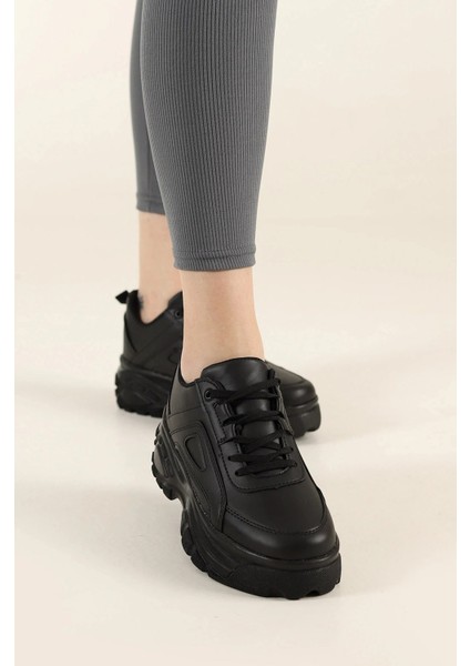 Kadın Günlük Sneaker Yüksek Taban 6 cm Hafif Rahat Spor Ayakkabı Kadın Kalın Taban Sneaker