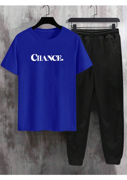 Unisex Chance Baskılı Eşofman Takımı