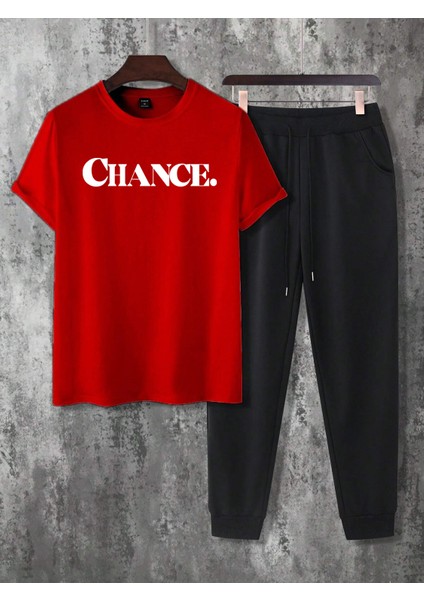 Unisex Chance Baskılı Eşofman Takımı
