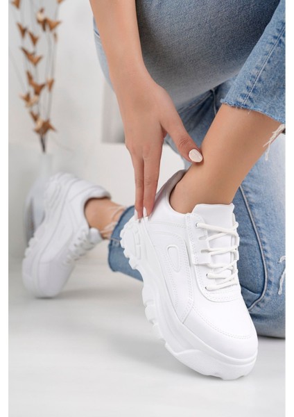 Kadın Günlük Sneaker Yüksek Taban 6 cm Hafif Rahat Spor Ayakkabı Kadın Kalın Taban Sneaker fiyatları