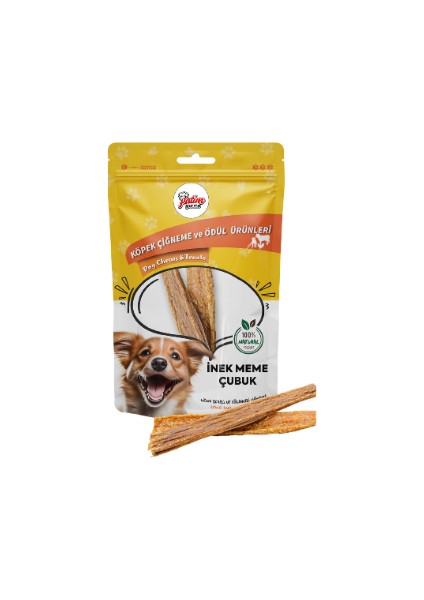 İnek Meme 100grDoğal Köpek Ödül Maması