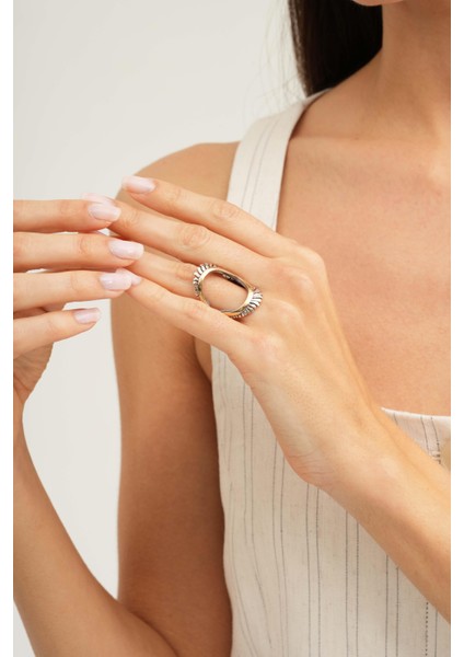 Teodora Tasarım Elişi Gümüş Yüzük 2037 modelleri