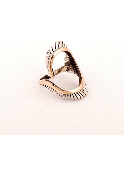 Teodora Tasarım Elişi Gümüş Yüzük 2037