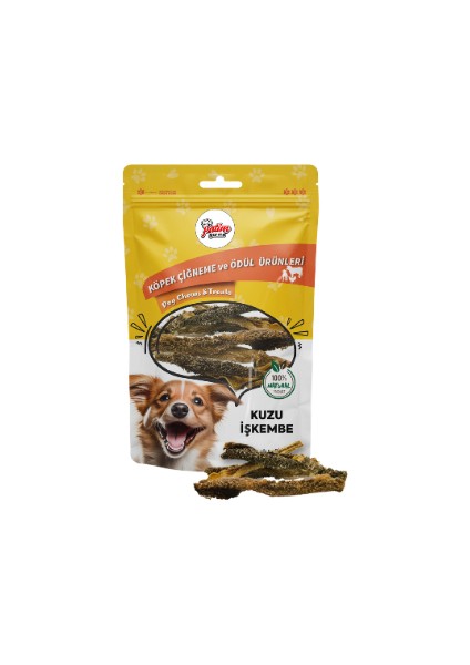 Kuzu İşkembe 100 gr Doğal Köpek Ödül Maması