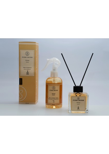 Mango 2'li Oda Kokusu Seti-Çubuklu Oda Kokusu 110 ml & Oda Spreyi 250 ml