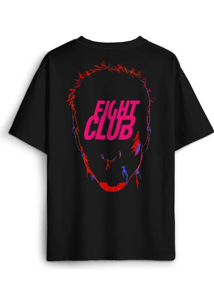 Fight Club Film Tyler Durden Sırt Ön Baskılı Oversize Tişört Unisex T-Shirt fiyatları