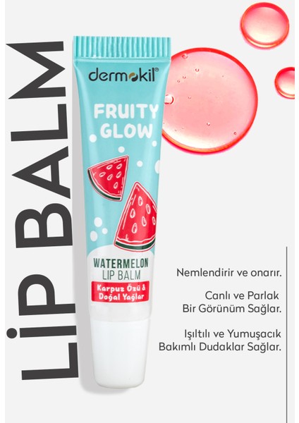 Karpuz Özü ve Doğal Yağlar Lip Balm 15 ml fırsatları