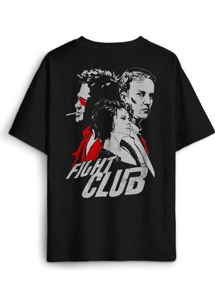Fight Club Film Marla Tyler Durden Sırt Ön Baskılı Oversize Tişört Unisex T-Shirt fiyatları