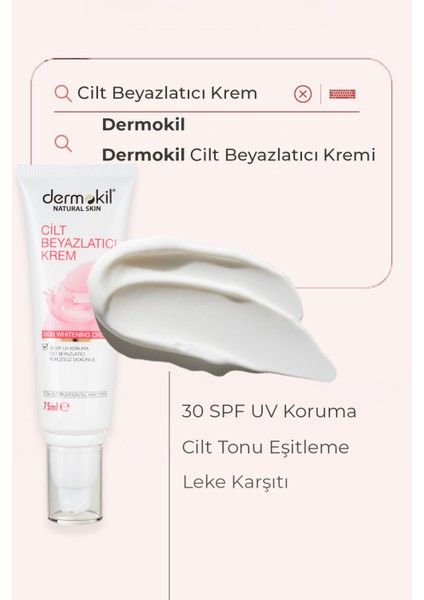 Cilt Beyazlatıcı Krem 75 ml