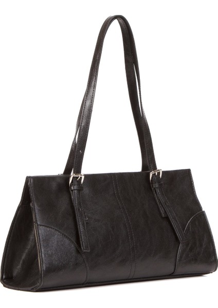 Kadın Siyah Cherry El ve Omuz Çantası NEWPOLO299