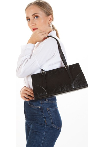Kadın Siyah Cherry El ve Omuz Çantası NEWPOLO299 fırsatları