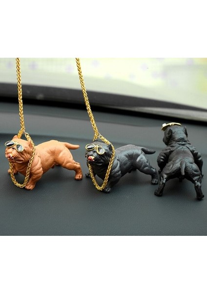 Pitbull Biblo Köpek Torpido Üstü Süsü Kahverengi indirimleri