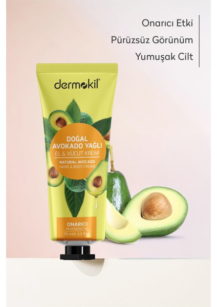 Avokado Özlü El ve Vücut Kremi 75 M