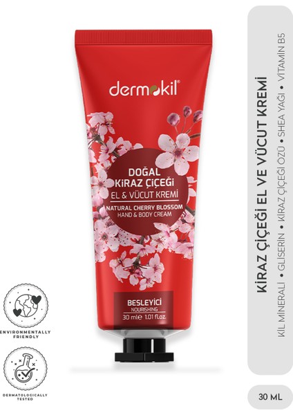 Kiraz Çiçeği El ve Vücut Kremi 30 ML8697916011897
