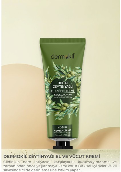 Zeytinyağı El ve Vücut Kremi 30 ml