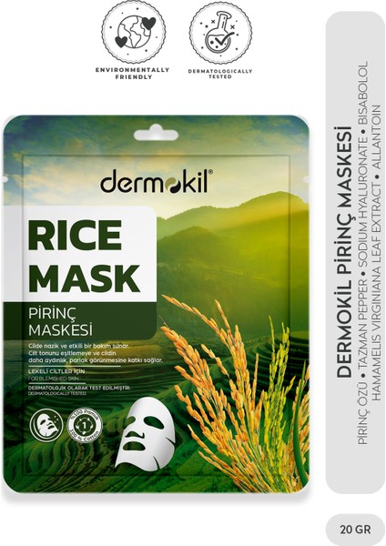 Pirinç Maskesi (Lekeli Ciltler Için) 20 Gr