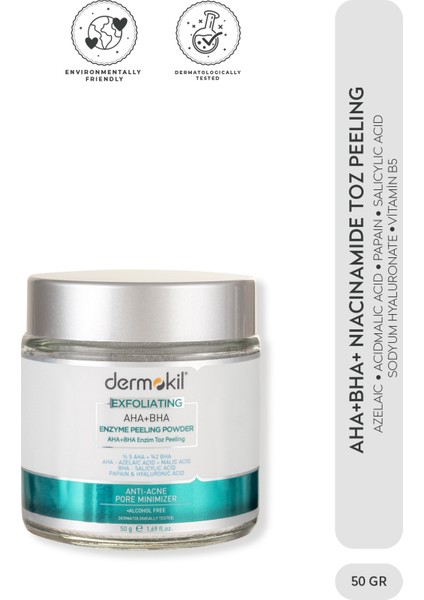Peeling Etkili Aha+Bha+Niacinamide Enzim Toz Peeling 50 gr