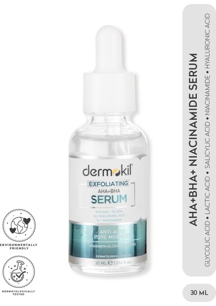 Exfoliating Aha+Bha Niacinamide Serum 30 ml