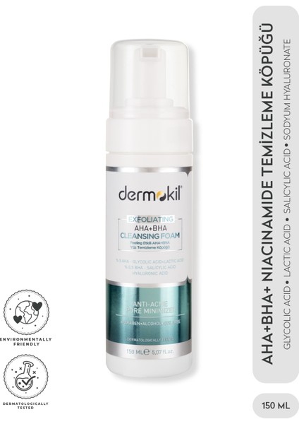 Exfoliating Aha+Bha Niacinamide Yüz Temizleme Köpüğü 150 ml