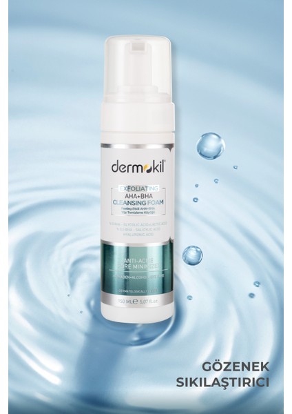 Exfoliating Aha+Bha Niacinamide Yüz Temizleme Köpüğü 150 ml
