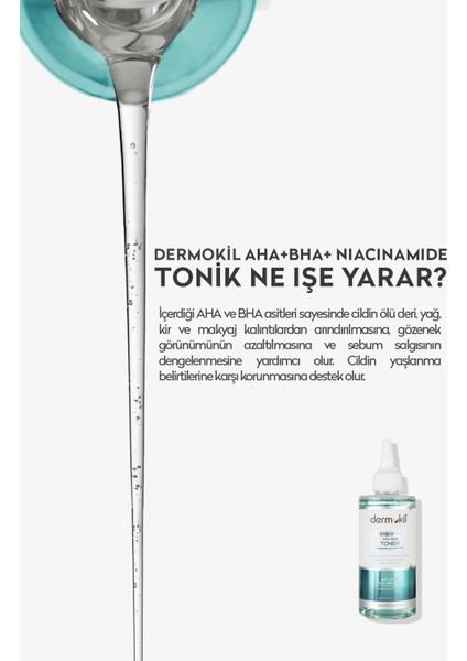 Exfoliating Aha+Bha Niacinamide Tonik 200 ml
