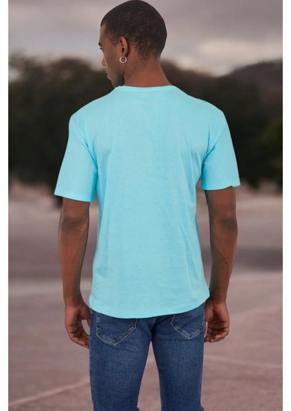 Unisex Turkuaz Basic T-Sihrt fiyatları